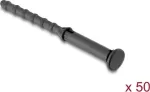 Delock Anti-Vibration silikoniniai ventiliatorių tvirtinimo elementai, 50 vnt., juodi 60984