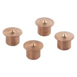 Wolfcraft kai&scaron;čių žymekliai 10 mm, 4 dalių rinkinys, cinkuoto plieno 2913000