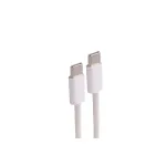SHIVERPEAKS USB-C įkrovimo kabelis, USB 2.0, 60W, baltas, pintas tekstilinis, 0,5 m (BS14-21016)