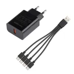 Midland Albrecht 4 įrenginių USB įkrovimo kabelis, skirtas Albrecht Multicom 2 (29935)