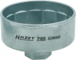 HAZET 2169-6 alyvos filtro raktas 76 mm 14 briaunų, 3/8 colio pavara