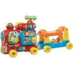 VTech Baby 80-181904 ABC geležinkelis, stumdomas žaislas ant keturių ratų, 12&ndash;36 mėn.