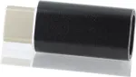 CYOO Lightning į USB-C adapteris &ndash; juodas keitiklis įkrovimui ir duomenų sinchronizavimui (CY122090)