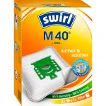 Swirl M40 EcoPor dulkių mai&scaron;eliai siurbliui (4 vnt. + filtras)