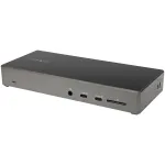 StarTech.com USB-C dokavimo stotelė &ndash; trigubas 4K monitorius, USB Type-C, 100W PD, DP 1.4 Alt Mode & DSC, 2x DisplayPort 1.4/HDMI 2.0, 6x USB (2x 10Gbps), Windows/Chrome