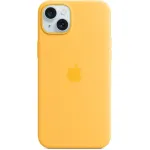 Apple iPhone 15 Plus silikoninis apsauginis dėklas su MagSafe, Sunshine, MWNF3ZM/A