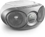 Ne&scaron;iojama stereo sistema Philips AZ215S/12 3 W FM sidabrinė