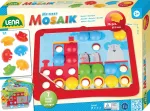 Edukacinis mozaikos rinkinys Lena My First Mozaic Traffic modelis 35633 &ndash; lentelė su kai&scaron;čiais transporto tematikos paveikslėliams