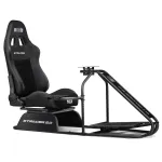 Lenktynių simuliatoriaus kėbulas Next Level Racing GTRacer 2.0 Juodas reguliuojamas sėdynės rėmas