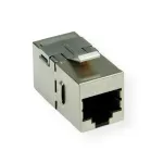VALUE 21.99.3006 RJ-45 Keystone jungčių adapteris, ekranuotas, Cat.6A, sidabro spalvos
