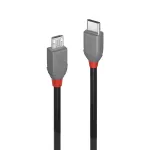 Lindy 2m USB 2.0 Type C į Micro-B laidas, Anthra Line