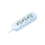 Bachmann SMART 387.272 ilgintuvas, 3x Schuko, 5 m, be jungiklio, baltas