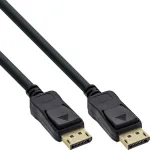 InLine 30 vnt. didmeninė pakuotė DisplayPort laidas, 4K2K, juodas, paauksuoti kontaktai, 2 m