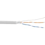 InLine Telefono kabelis 4 laidų vientisas montavimui 2x2x0,6 mm ekranuotas 25 m