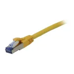 Patch kabelis RJ45 CAT6A 500MHz 10m geltonas S-STP (S/FTP) AWG27 LSZH Synergy 21