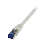 Pataisos kabelis RJ45 CAT6A 500MHz 5m pilkas S-STP(S/FTP) TPE/LSZH(Superflex) AWG26 Synergy 2