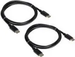 TRENDnet - DisplayPort-Kabel - DisplayPort (M) zu DisplayPort (M) - DisplayPort 1.2 - 1.8 m - unterst&uuml;tzt 4K 60 Hz (3840 x 2160) (Packung mit 2)