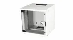 Equip Eco Mount sieninis 10 inch spintos korpusas, 06U, 300x300 mm, RAL7035 pilka