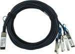 CBO DAC-QSFP-4SFP28-25G 3m pasyvus varinis DAC kabelis QSFP28 į 4&times; SFP28, 25 Gbps vienam kanalui