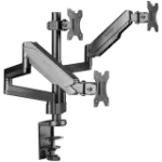 Monitorio laikiklis ant stalo ONKRON G280-B, 33&ndash;81,3 cm (13&ndash;32 colių), spaustuvas/įvorė, iki 24 kg, VESA 75&times;75&ndash;100&times;100