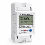 Energijos skaitiklis QOLTEC Vienfazis DIN-bėgis 230V (MPN 50979)