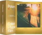 Polaroid Film i-Type Color 16 nuotraukų 2x8 nuotraukos, spalvotas, rėmelis auksinis (006034)