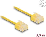 Tinklo kabelis DeLOCK RJ45 Cat.6 UTP 0,3 m geltonas