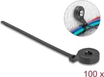 Kabelių rai&scaron;teliai DELOCK 18915 180&times;6 mm juodi, nailoniniai, 180 mm ilgio, 6 mm pločio