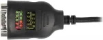 Delock USB Type-A į Serial DB9 adapteris su 9 LED RS-232 testeriu - Serijinis adapteris - USB - RS-232 x 1 - Juodas (90497)