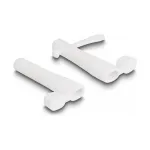DeLOCK dulkių dangtelis USB Type-C ki&scaron;tukui ir Apple Lightning ki&scaron;tukui, 2 vnt., baltas