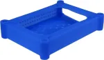 Inter-Tech 88885385 mėlynas silikoninis dėklas 2,5 inch kietiesiems diskams ir SSD