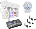LED &scaron;viesų rinkinys EUROLITE KLS-180 ws B-40 ws QuickDMX Easy Show