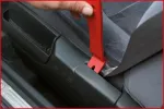I&scaron;montavimo įrankių rinkinys automobilių apdailai ks tools 911.8105 &ndash; 6 vnt. plastikiniai ir metaliniai atidarymo įtvarai