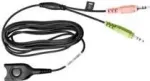 EPOS CEDPC 1 ausinių komplekto kabelis, EasyDisconnect ki&scaron;tukas &ndash; 3,5 mm stereo mini jack ki&scaron;tukas