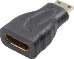 SpeaKa Professional HDMI adapteris [1x HDMI-C Mini ki&scaron;tukas - 1x HDMI lizdas] juodas, paauksuoti kontaktai (SP-7869908)