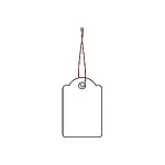 Kabinamos etiketės HERMA 6903 18x28 mm su raudonu siūlu
