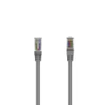 Hama 00300021 tinklo kabelis 5 m Cat5e U/UTP pilka