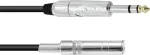 Garso ilginimo kabelis Omnitronic 6,3 mm stereo jack, 3 m, juodas