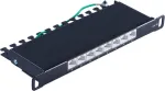 Patch Panel ShiverPeaks BS08-67050 0,5U Cat6a SPCC juodas