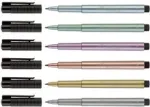 Tu&scaron;inukas Faber-Castell 167351 Silver Stick, juodas ir sidabrinis, 1 vnt.