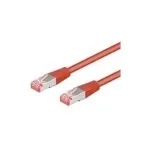 Wentronic Goobay CAT 6 jungiamasis kabelis, S/FTP (PiMF), raudonas, 20 m - LSZH halogenų neturintis, varinis (68285)