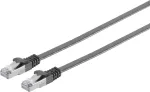ShiverPeaks S/CONN 75511-SL0.25S Cat.7 U/FTP plok&scaron;čiasis RJ45 komutacinis kabelis, 0,25 m, juodas