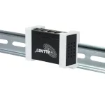 Shelly &bull; Hutschiene &bull; Pro Verteiler Switch 4 &bull; 4x Pro Anschl&uuml;sse &bull; 1x LAN Eingang &bull; L&uuml;fterlos &bull; by ALLNET (Shelly_Pro_Hub_4)