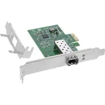 InLine 51125N vidinis tinklo adapteris Gigabit, 1x SFP optinis, 1 Gb/s, PCIe x1, LP laikiklis