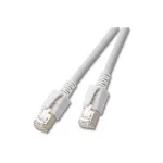 EFB-Elektronik RJ45 jungiamasis kabelis Cat.6A S/FTP FRNC VC LED pilkas 1m