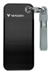 Verbatim Pocket SSD USB 3.2 Gen 2 2TB juodai pilkas