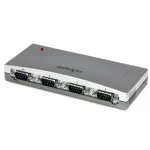StarTech.com 4 prievadų USB į RS232 Serial DB9 adapterio &scaron;akotuvas