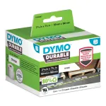 DYMO Authentic LabelWriter Durable Labels | 59 mm x 190 mm | Baltas polipropilenas | 170 didelių lipnių etikečių | Didelio na&scaron;umo | Skirta LabelWriter etikečių spausdintuvams