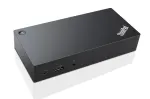 Lenovo 40A90090IT dokavimo stotelė / prievadų plėtiklis, laidinis USB 3.2 Gen 1 (3.1 Gen 1) Type-C, juoda