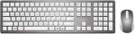 Belaidis klaviatūros ir pelės rinkinys MediaRange MROS135 QWERTZ sidabrinis